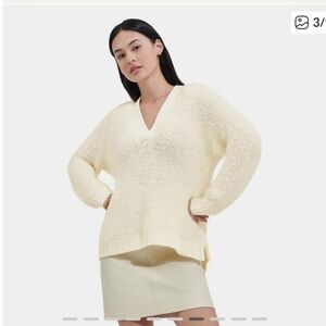 NWR Ugg Deanne Ivory/cream Cloudfluff Women's Sweater XL